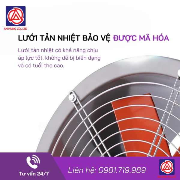QUẠT HƯỚNG TRỤC AH201 - Hình ảnh 6