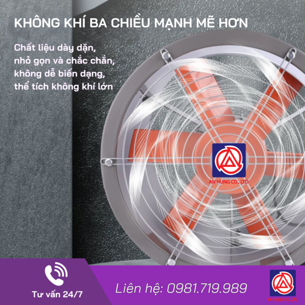 QUẠT HƯỚNG TRỤC AH201 - Hình ảnh 5