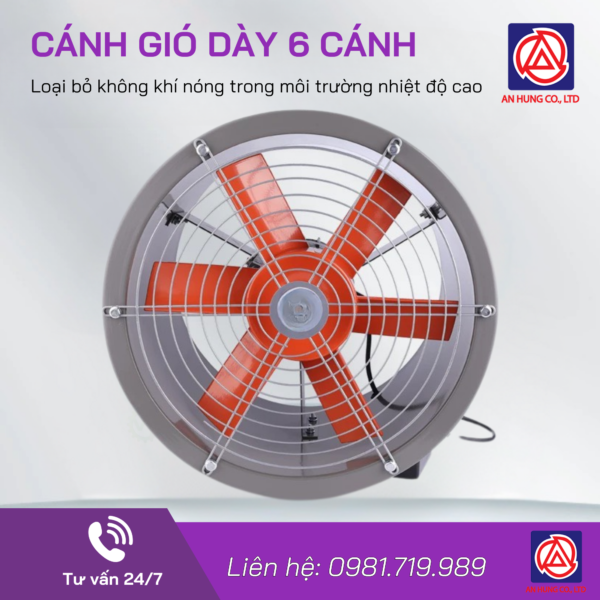 QUẠT HƯỚNG TRỤC AH201 - Hình ảnh 4