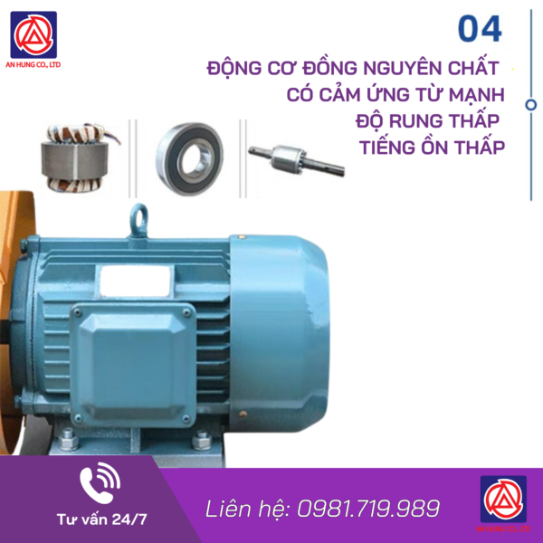 QUẠT LY TÂM CAO ÁP GIÁN TIẾP AH151-C - Hình ảnh 3