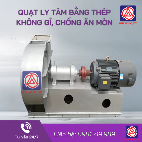 QUẠT LY TÂM HÚT LÒ HƠI KHỚP NỐI AH173 - Hình ảnh 5