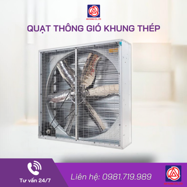 QUẠT THÔNG GIÓ KHUNG THÉP AH402