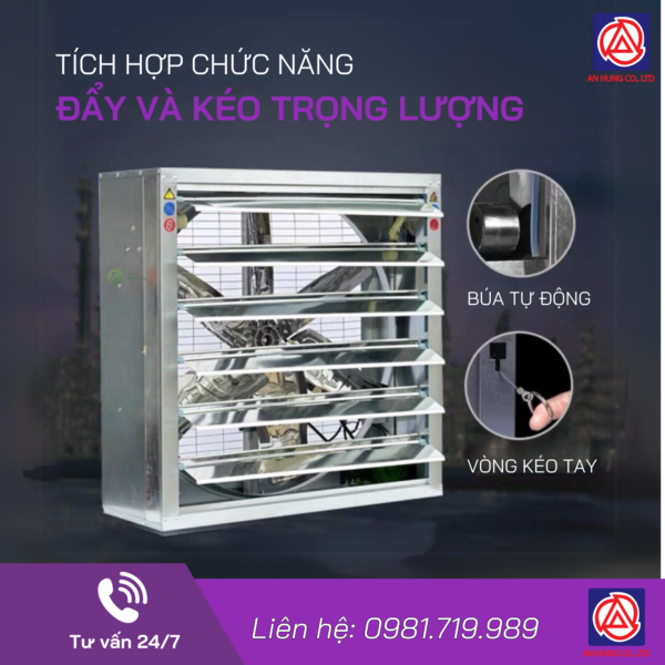 QUẠT THÔNG GIÓ KHUNG THÉP AH402 - Hình ảnh 6