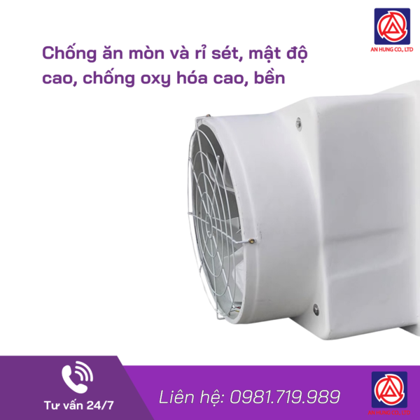 QUẠT THÔNG GIÓ NHỰA AH401 - Hình ảnh 3
